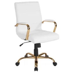 Flash Furniture Mid-Back Executive Swivel Office Chair With Metal Frame And Arms 32 Flash Furniture Mid-Back Executive Swivel Office Chair With Metal Frame And Arms -Flash Furniture GUEST 00016826 5760 4bc8 9d6e 528b36d88246