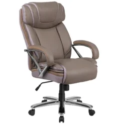 Flash Furniture HERCULES Series Big & Tall 500 Lb. Rated LeatherSoft Executive Swivel Ergonomic Office Chair With Extra Wide Seat -Flash Furniture GUEST 005dc32d 0616 4c52 9321 0e5053c610d7