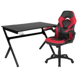 Flash Furniture Gaming Desk And Racing Chair Set With Cup Holder, Headphone Hook & 2 Wire Management Holes 29 Flash Furniture Gaming Desk And Racing Chair Set With Cup Holder, Headphone Hook & 2 Wire Management Holes -Flash Furniture GUEST 0116e199 c111 4395 83de b75bbf29cc67
