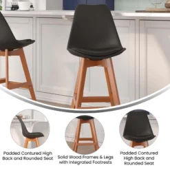 Flash Furniture Dana Set Of 2 Commercial Grade Modern Counter Stools With Cushioned Seat And Wooden Frame 16 Flash Furniture Dana Set Of 2 Commercial Grade Modern Counter Stools With Cushioned Seat And Wooden Frame -Flash Furniture GUEST 01c2bef0 708a 4989 acaf 4508df721007