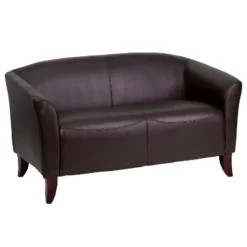 Flash Furniture HERCULES Imperial Series LeatherSoft Loveseat With Cherry Wood Feet 25 Flash Furniture HERCULES Imperial Series LeatherSoft Loveseat With Cherry Wood Feet -Flash Furniture GUEST 02092cf5 1857 414f a7d7 d60c86e3e513