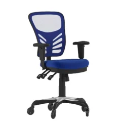 Flash Furniture Nicholas Mid-Back Multifunction Executive Swivel Ergonomic Office Chair With Adjustable Arms And Transparent Roller Wheels 37 Flash Furniture Nicholas Mid-Back Multifunction Executive Swivel Ergonomic Office Chair With Adjustable Arms And Transparent Roller Wheels -Flash Furniture GUEST 059bd6af 54f2 4038 8e32 178fbb494b36