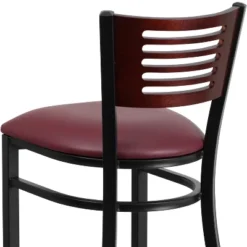 Flash Furniture Black Decorative Slat Back Metal Restaurant Barstool 16 Flash Furniture Black Decorative Slat Back Metal Restaurant Barstool -Flash Furniture GUEST 06d712a9 5e12 4011 83c9 93d5e512fc0b