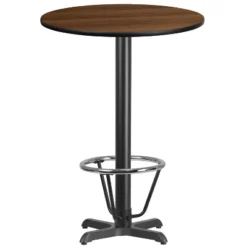 Flash Furniture 30'' Round Laminate Table Top With 22'' X 22'' Bar Height Table Base And Foot Ring 8 Flash Furniture 30'' Round Laminate Table Top With 22'' X 22'' Bar Height Table Base And Foot Ring -Flash Furniture GUEST 07d21b7a 3a9a 4573 9c1b b0cecc84e69c