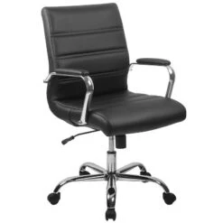 Flash Furniture Mid-Back Executive Swivel Office Chair With Metal Frame And Arms 30 Flash Furniture Mid-Back Executive Swivel Office Chair With Metal Frame And Arms -Flash Furniture GUEST 0a0525d2 60a2 4597 9777 2a00d69b8119