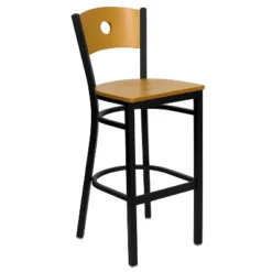 Flash Furniture Wood Circle Back Black Metal Restaurant Barstool 13 Flash Furniture Wood Circle Back Black Metal Restaurant Barstool -Flash Furniture GUEST 0a139a12 01c4 4fbf 9751 1c5a4af0f75b