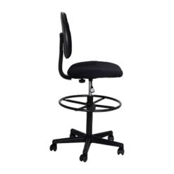 Flash Furniture Black Fabric Drafting Chair (Cylinders: 22.5''-27''H Or 26''-30.5''H) 15 Flash Furniture Black Fabric Drafting Chair (Cylinders: 22.5''-27''H Or 26''-30.5''H) -Flash Furniture GUEST 0a545a83 8323 4255 9ceb 7358b8a440bf