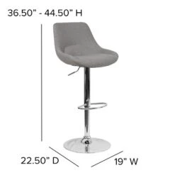 Flash Furniture Contemporary Adjustable Height Gas Lift Swivel Bar Stool With Support Pillow - Kitchen Dining Stool 16 Flash Furniture Contemporary Adjustable Height Gas Lift Swivel Bar Stool With Support Pillow - Kitchen Dining Stool -Flash Furniture GUEST 0af95eee 58ac 4acc bc21 2561b8771137