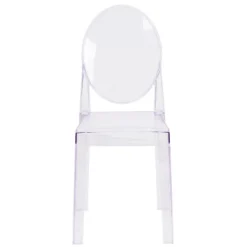 Flash Furniture Ghost Chair With Oval Back In Transparent Crystal 16 Flash Furniture Ghost Chair With Oval Back In Transparent Crystal -Flash Furniture GUEST 0b2bae6a 5740 4e79 9f9f 28600a597b9c