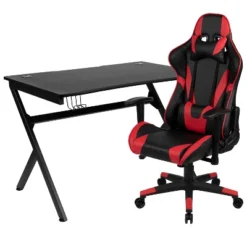 Flash Furniture Gaming Desk And Reclining Gaming Chair Set With Cup Holder, Headphone Hook & 2 Wire Management Holes 25 Flash Furniture Gaming Desk And Reclining Gaming Chair Set With Cup Holder, Headphone Hook & 2 Wire Management Holes -Flash Furniture GUEST 0b74ba46 4ebe 48e7 9b1e 9284656bc862
