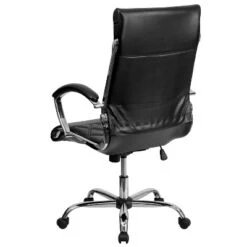 Flash Furniture High Back Designer Quilted LeatherSoft Executive Swivel Office Chair With Chrome Base And Arms -Flash Furniture GUEST 0d452d3e 285e 42b7 96ca f2d05afbd5ed