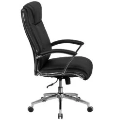 Flash Furniture High Back Designer Smooth Upholstered Executive Swivel Office Chair With Chrome Base And Arms -Flash Furniture GUEST 0f2d2be5 7715 4ce8 936f 4f6fe1df0bfd