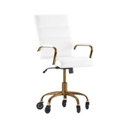 Flash Furniture Camilia Mid-Back Executive Swivel Office Chair With Arms, And Transparent Roller Wheels 25 Flash Furniture Camilia Mid-Back Executive Swivel Office Chair With Arms, And Transparent Roller Wheels -Flash Furniture GUEST 0feea7ec e6af 4c17 a830 a091096767a9