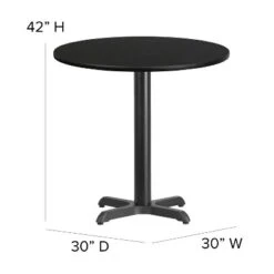 Flash Furniture 30'' Round Laminate Table Set With X-Base And 4 Ladder Back Metal Barstools 16 Flash Furniture 30'' Round Laminate Table Set With X-Base And 4 Ladder Back Metal Barstools -Flash Furniture GUEST 119624d0 22f0 43b7 bf77 43ff79a48551