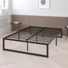 Flash Furniture 14 Inch Metal Platform Bed Frame With 12 Inch Memory Foam Pocket Spring Mattress In A Box (No Box Spring Required)