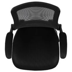 Flash Furniture Black Mesh Sled Base Side Reception Chair With Flip-Up Arms 18 Flash Furniture Black Mesh Sled Base Side Reception Chair With Flip-Up Arms -Flash Furniture GUEST 12ea3cfe 53df 4651 b29e fa43776aa682