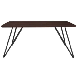 Flash Furniture Corinth 31.5" X 63" Rectangular Dining Table In Dark Ash Finish -Flash Furniture GUEST 178b6f52 abad 4529 a3f7 301ae65541c8