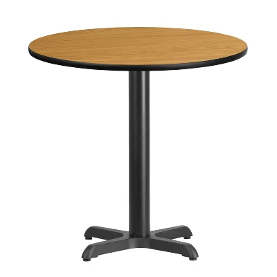 Flash Furniture 30'' Round Laminate Table Top With 22'' X 22'' Table Height Base 3 Flash Furniture 30'' Round Laminate Table Top With 22'' X 22'' Table Height Base - Image 3