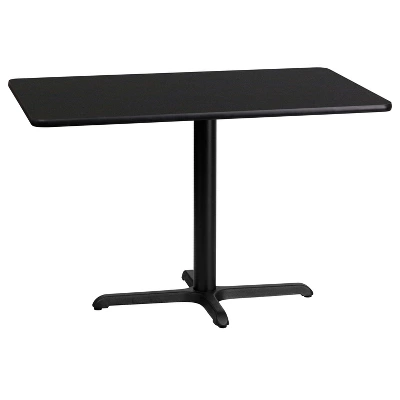 Flash Furniture 24'' X 42'' Rectangular Laminate Table Top With 23.5'' X 29.5'' Table Height Base 4 Flash Furniture 24'' X 42'' Rectangular Laminate Table Top With 23.5'' X 29.5'' Table Height Base - Image 4