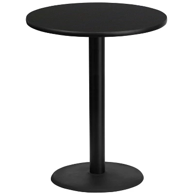 Flash Furniture 36'' Round Laminate Table Top With 24'' Round Bar Height Table Base 4 Flash Furniture 36'' Round Laminate Table Top With 24'' Round Bar Height Table Base - Image 4