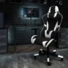 Flash Furniture Gaming Desk And Reclining Gaming Chair Set With Cup Holder, Headphone Hook, And Monitor/Smartphone Stand