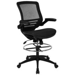 Flash Furniture Mid-Back Transparent Mesh Drafting Chair With Flip-Up Arms 28 Flash Furniture Mid-Back Transparent Mesh Drafting Chair With Flip-Up Arms -Flash Furniture GUEST 1b196660 9eca 4841 9efb 35cc7f2b90a7