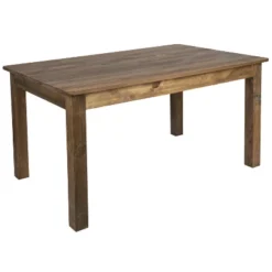 Flash Furniture 60" X 38" Rectangular Solid Pine Farm Dining Table 26 Flash Furniture 60" X 38" Rectangular Solid Pine Farm Dining Table -Flash Furniture GUEST 1d8a3c07 49e3 4abe a1da e3ae33831e10