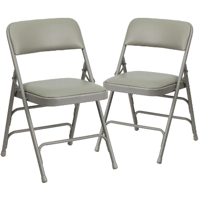 Flash Furniture HERCULES Series Metal Folding Chairs With Padded Seats | Set Of 2 Black Metal Folding Chairs 12 Flash Furniture HERCULES Series Metal Folding Chairs With Padded Seats | Set Of 2 Black Metal Folding Chairs - Image 12