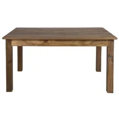 Flash Furniture 60" X 38" Rectangular Solid Pine Farm Dining Table 24 Flash Furniture 60" X 38" Rectangular Solid Pine Farm Dining Table -Flash Furniture GUEST 1de817a0 1bfd 4a83 b9b0 e7d0434d8f77