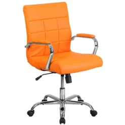 Flash Furniture Mid-Back Vinyl Executive Swivel Office Chair With Chrome Base And Arms 25 Flash Furniture Mid-Back Vinyl Executive Swivel Office Chair With Chrome Base And Arms -Flash Furniture GUEST 1e8a36fb b4e0 4c3b a685 3fb98bd4ee53