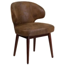 Flash Furniture Comfort Back Series Side Reception Chair With Walnut Legs 23 Flash Furniture Comfort Back Series Side Reception Chair With Walnut Legs -Flash Furniture GUEST 1e9c31fa 852b 4071 b345 816d6df759a7