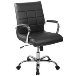 Flash Furniture Mid-Back Vinyl Executive Swivel Office Chair With Chrome Base And Arms 27 Flash Furniture Mid-Back Vinyl Executive Swivel Office Chair With Chrome Base And Arms -Flash Furniture GUEST 1f03b91b ef3a 446a ae43 47e4dc9c7eb6