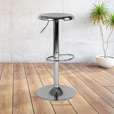 Flash Furniture Madrid Series Adjustable Height Retro Barstool 1 Flash Furniture Madrid Series Adjustable Height Retro Barstool