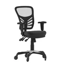 Flash Furniture Nicholas Mid-Back Multifunction Executive Swivel Ergonomic Office Chair With Adjustable Arms And Transparent Roller Wheels 27 Flash Furniture Nicholas Mid-Back Multifunction Executive Swivel Ergonomic Office Chair With Adjustable Arms And Transparent Roller Wheels -Flash Furniture GUEST 21b969d3 7d24 41a5 acca 27a8488ea637