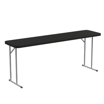 Flash Furniture 6-Foot Plastic Folding Training Table 12 Flash Furniture 6-Foot Plastic Folding Training Table - Image 12