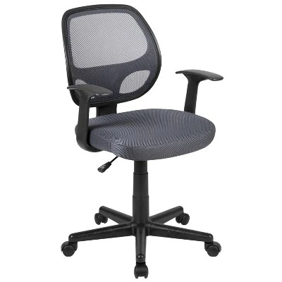 Flash Furniture Flash Fundamentals Mid-Back Mesh Swivel Ergonomic Task Office Chair With Arms 13 Flash Furniture Flash Fundamentals Mid-Back Mesh Swivel Ergonomic Task Office Chair With Arms - Image 13