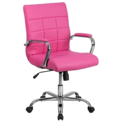 Flash Furniture Mid-Back Vinyl Executive Swivel Office Chair With Chrome Base And Arms 26 Flash Furniture Mid-Back Vinyl Executive Swivel Office Chair With Chrome Base And Arms -Flash Furniture GUEST 23c77376 4df7 4fcb 99b9 0913ad124b63
