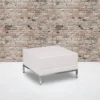 Flash Furniture HERCULES Imagination Series LeatherSoft Quilted Tufted Modular Ottoman