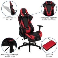 Flash Furniture Gaming Desk And Footrest Reclining Gaming Chair Set With Cup Holder And Headphone Hook 16 Flash Furniture Gaming Desk And Footrest Reclining Gaming Chair Set With Cup Holder And Headphone Hook -Flash Furniture GUEST 2557e826 23fe 4aa5 97e3 c701918cd752