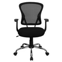 Swivel Task Chair Chrome Black Mesh - Flash Furniture 5 Swivel Task Chair Chrome Black Mesh - Flash Furniture -Flash Furniture GUEST 25ec1ece 819a 45ae 9aca 7366e5df6d40