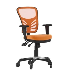 Flash Furniture Nicholas Mid-Back Multifunction Executive Swivel Ergonomic Office Chair With Adjustable Arms And Transparent Roller Wheels 32 Flash Furniture Nicholas Mid-Back Multifunction Executive Swivel Ergonomic Office Chair With Adjustable Arms And Transparent Roller Wheels -Flash Furniture GUEST 26e0ebcf 93de 4745 a62f 51a6568ecbe1