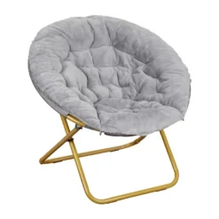 Flash Furniture Gwen 38" Oversize Portable Faux Fur Folding Saucer Moon Chair For Dorm And Bedroom 25 Flash Furniture Gwen 38" Oversize Portable Faux Fur Folding Saucer Moon Chair For Dorm And Bedroom -Flash Furniture GUEST 270287df ed29 4905 8fdc b8e4b6a151ac