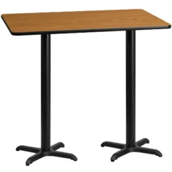 Flash Furniture 30'' X 60'' Rectangular Laminate Table Top With 22'' X 22'' Bar Height Table Bases 6 Flash Furniture 30'' X 60'' Rectangular Laminate Table Top With 22'' X 22'' Bar Height Table Bases -Flash Furniture GUEST 27515913 7218 4779 be75 e899749a7207
