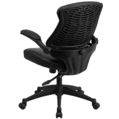 Flash Furniture Kale Mid-Back Black LeatherSoft Executive Swivel Ergonomic Office Chair With Back Angle Adjustment And Flip-Up Arms 14 Flash Furniture Kale Mid-Back Black LeatherSoft Executive Swivel Ergonomic Office Chair With Back Angle Adjustment And Flip-Up Arms -Flash Furniture GUEST 275da4f4 6389 47f5 89f8 285f39cbee67