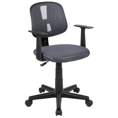 Flash Furniture Flash Fundamentals Mid-Back Mesh Swivel Task Office Chair With Pivot Back And Arms 12 Flash Furniture Flash Fundamentals Mid-Back Mesh Swivel Task Office Chair With Pivot Back And Arms - Image 12