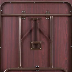 Flash Furniture 6-Foot Mahogany Melamine Laminate Folding Banquet Table 11 Flash Furniture 6-Foot Mahogany Melamine Laminate Folding Banquet Table -Flash Furniture GUEST 27f84cc6 bba3 4580 ae83 9eb755cd089a