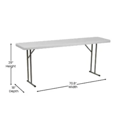 Flash Furniture 6-Foot Plastic Folding Training Table 13 Flash Furniture 6-Foot Plastic Folding Training Table -Flash Furniture GUEST 28447b42 1608 4c3e ad49 c076d415ed0f
