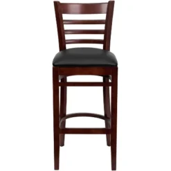 Flash Furniture Ladder Back Wooden Restaurant Barstool -Flash Furniture GUEST 286c1ec0 7215 409a 8b0f b5770fca93dc