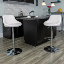 Flash Furniture Contemporary Vinyl Bucket Seat Adjustable Height Barstool With Chrome Base 13 Flash Furniture Contemporary Vinyl Bucket Seat Adjustable Height Barstool With Chrome Base -Flash Furniture GUEST 29244faf cf94 4af0 bd03 14fdfc140448