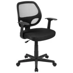 Flash Furniture Flash Fundamentals Mid-Back Mesh Swivel Ergonomic Task Office Chair With Arms 24 Flash Furniture Flash Fundamentals Mid-Back Mesh Swivel Ergonomic Task Office Chair With Arms -Flash Furniture GUEST 2a081003 041e 4070 8a3e 1b109b75a754